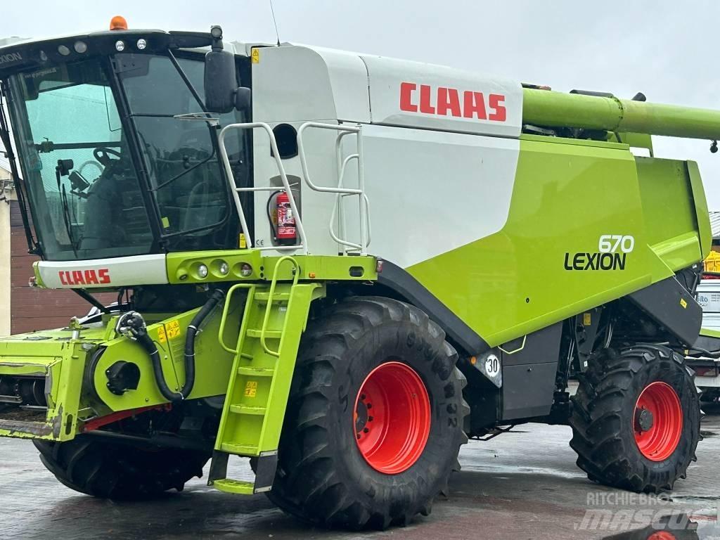 CLAAS Lexion 670 4x4 Ceifeiras debulhadoras