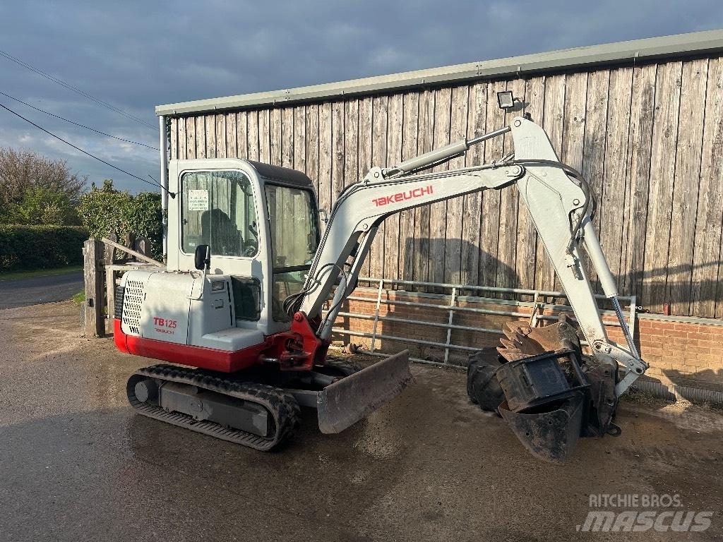 Takeuchi TB 125 Mini Escavadoras <7t