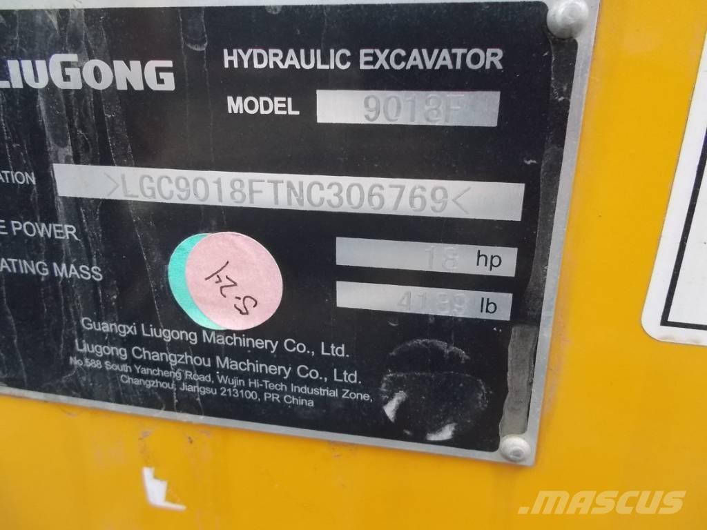  LuiGong 9018 F Mini Escavadoras <7t