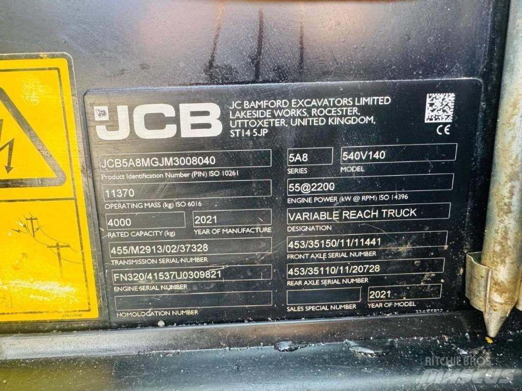 JCB 540-140 Manipuladores telescópicos
