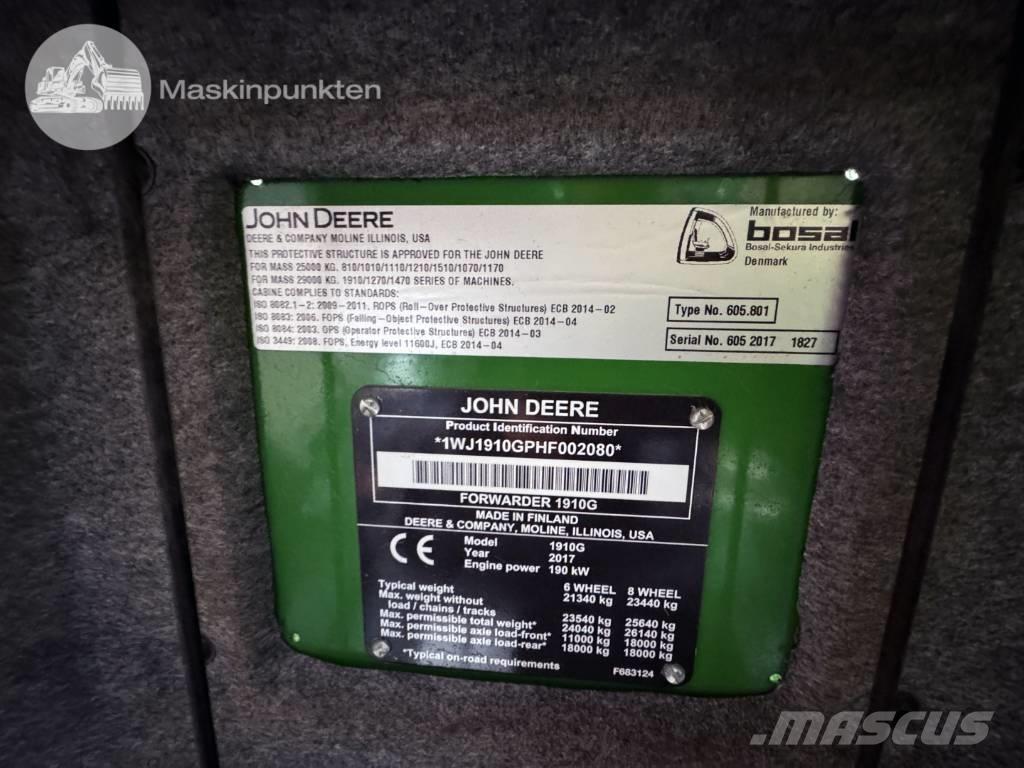 John Deere 1910 G Forwarders florestais