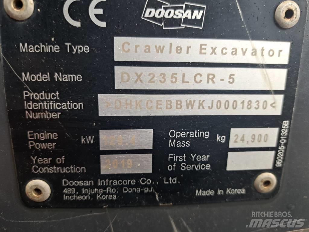 Doosan DX 235 LCR-5 Escavadoras de rastos