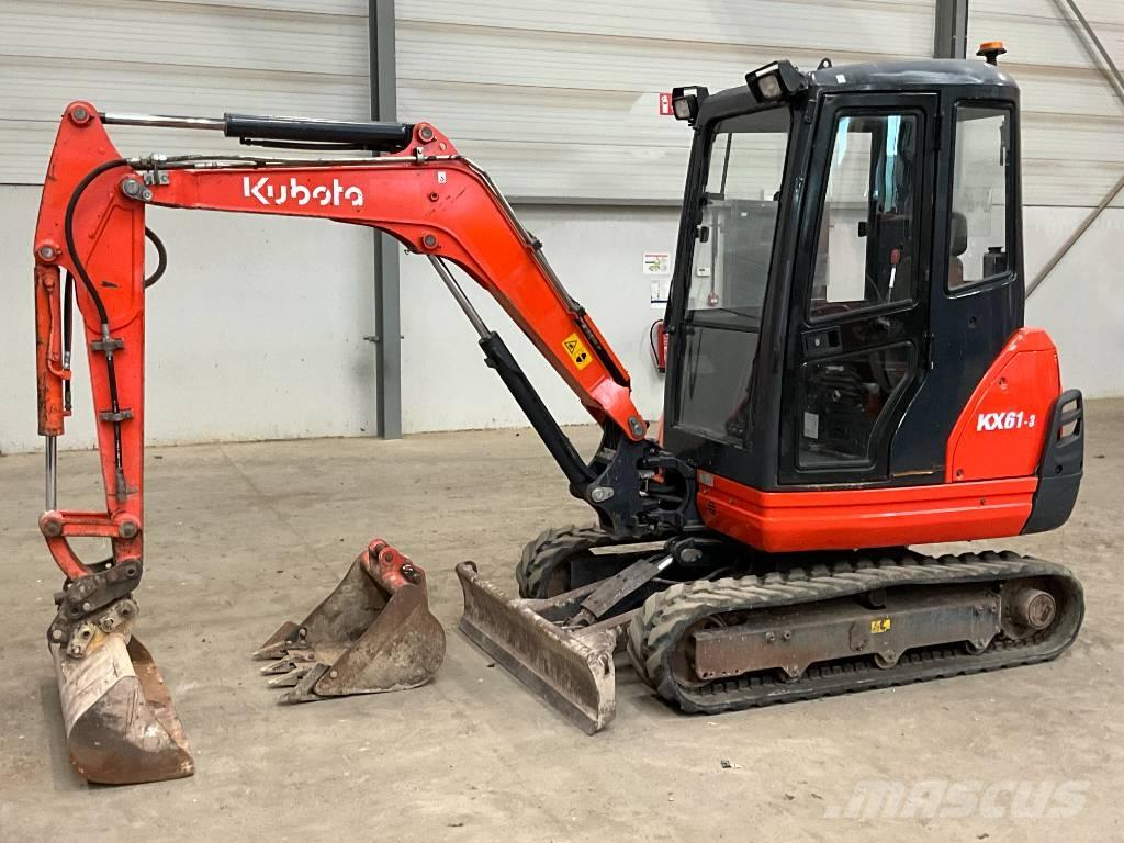 Kubota KX 61-3 Mini Escavadoras <7t
