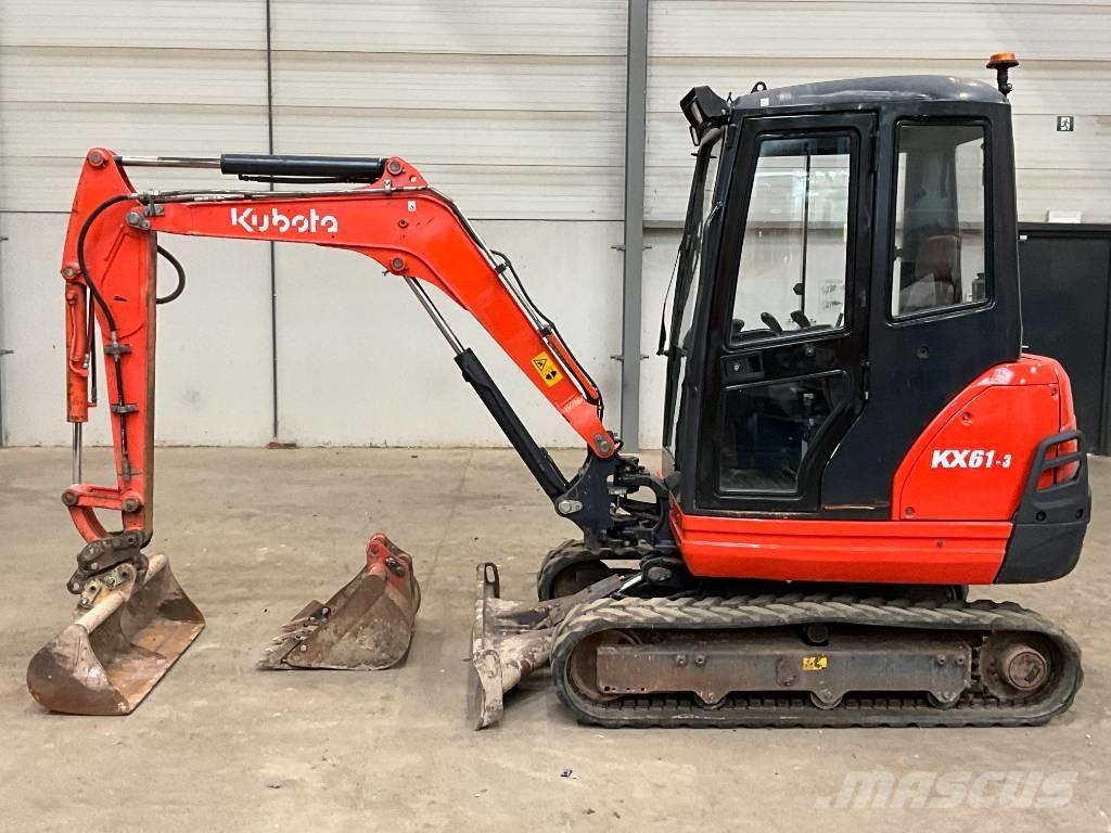 Kubota KX 61-3 Mini Escavadoras <7t