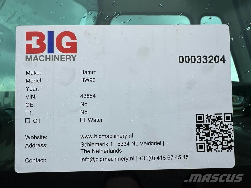 Hamm HW90 / 8 Cilindros Compactadores tandem