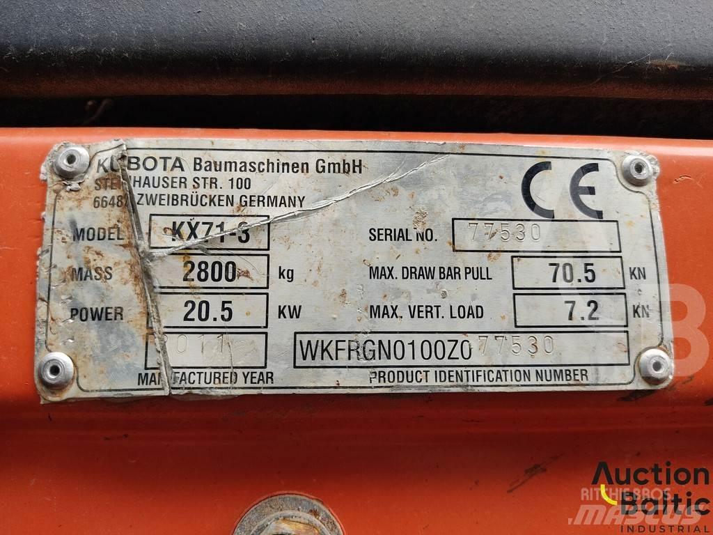 Kubota KX 71-3 Mini Escavadoras <7t