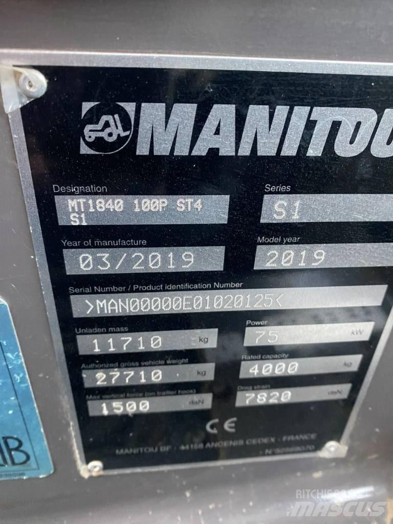 Manitou MT 1840 Manipuladores telescópicos