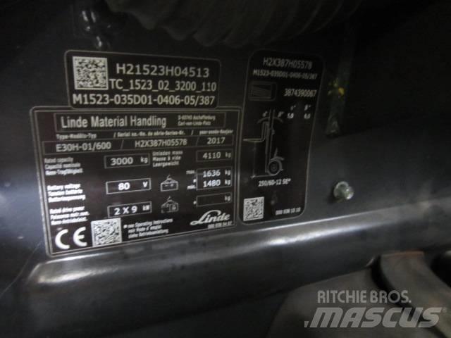 Linde E30H Empilhadores eléctricos