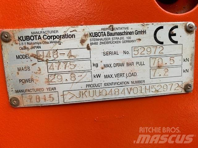 Kubota U 48-4 Mini Escavadoras <7t