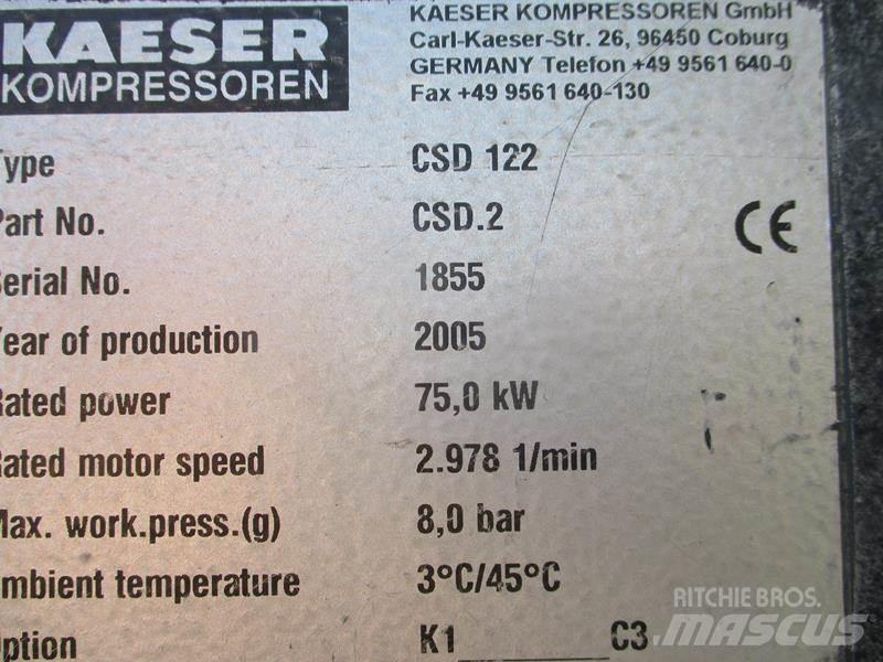 Kaeser CSD 122 Compressores