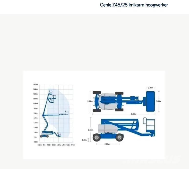 Genie Z45/25 Elevadores braços articulados