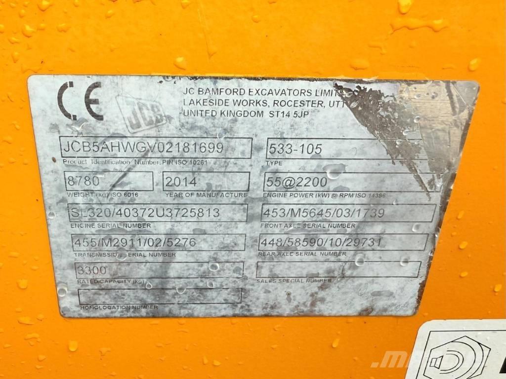 JCB 533-105 Manipuladores telescópicos