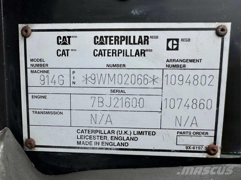 CAT 914 G Pás carregadoras de rodas