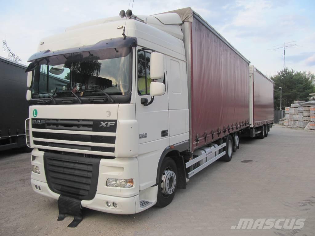 DAF XF 105 Camiões caixa cortinas laterais