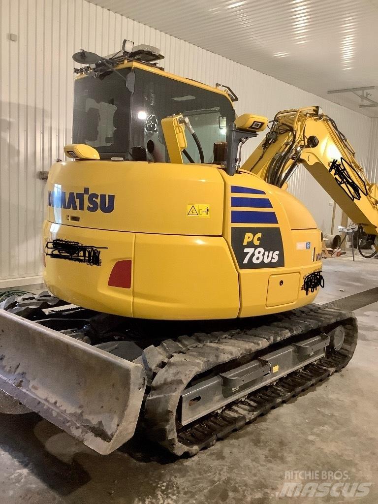 Komatsu Pc 78 us- 10 Escavadoras Midi 7t - 12t
