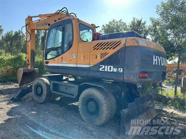 Hyundai 210W Escavadoras de rodas