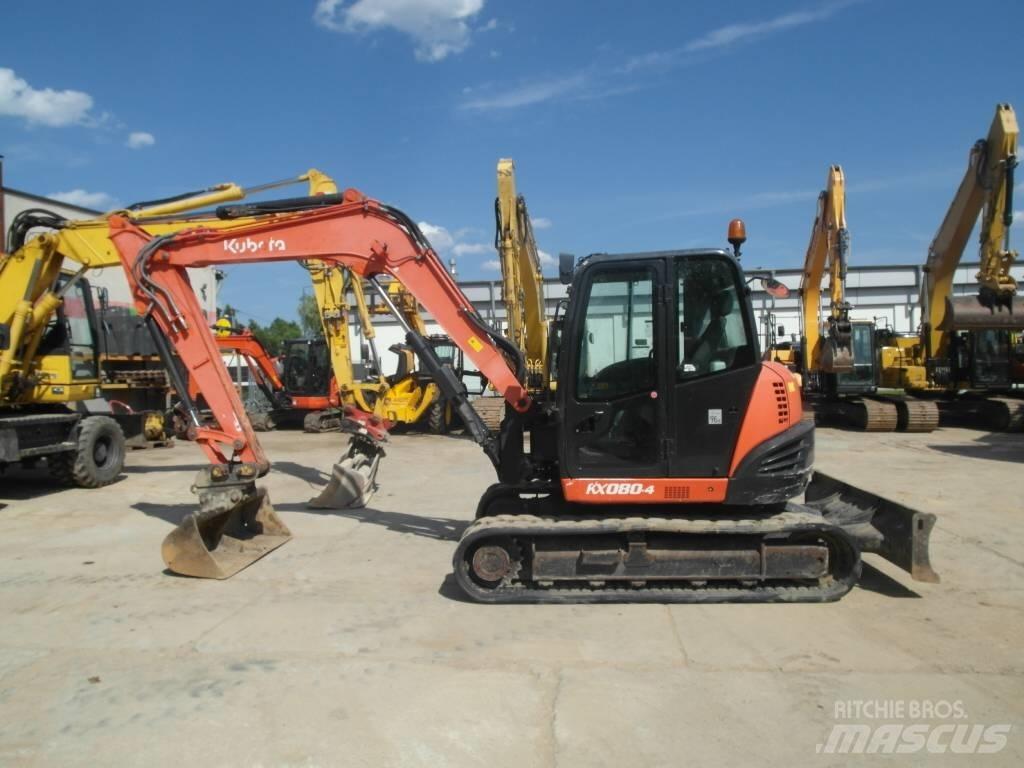 Kubota KX 080-4 Escavadoras Midi 7t - 12t