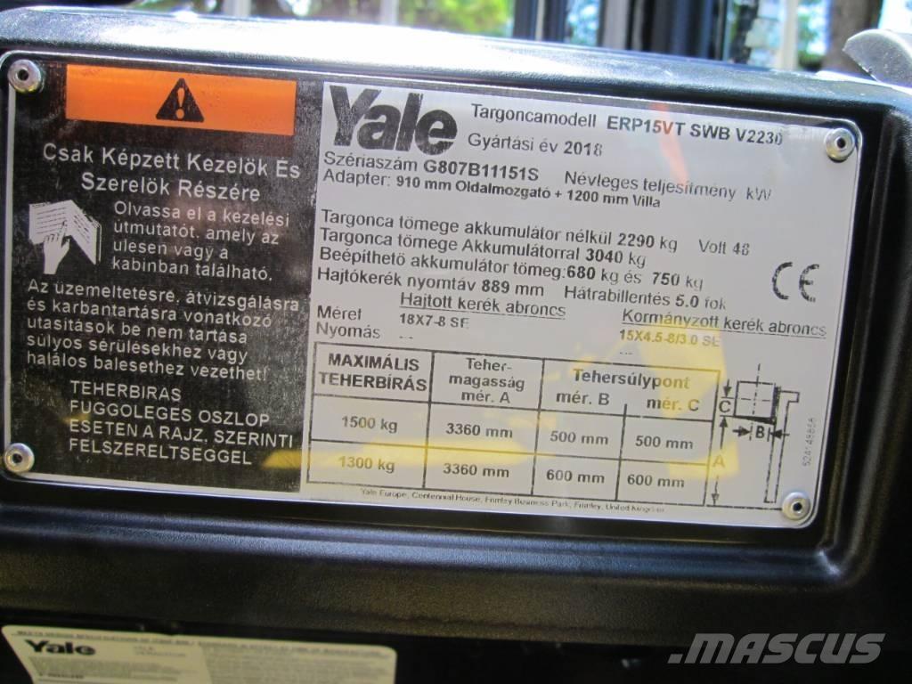 Yale ERP15VT Empilhadores eléctricos