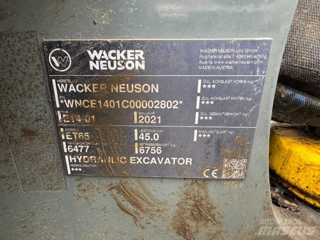 Wacker Neuson ET65 Escavadoras de rastos