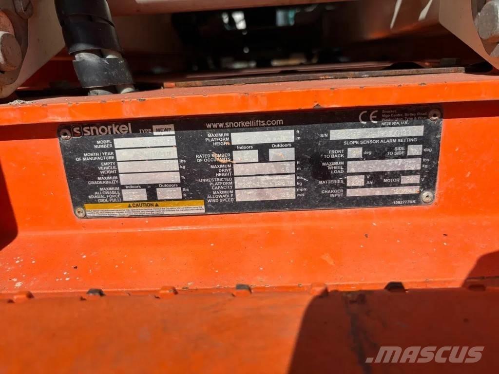 Snorkel S3215E Elevadores de tesoura
