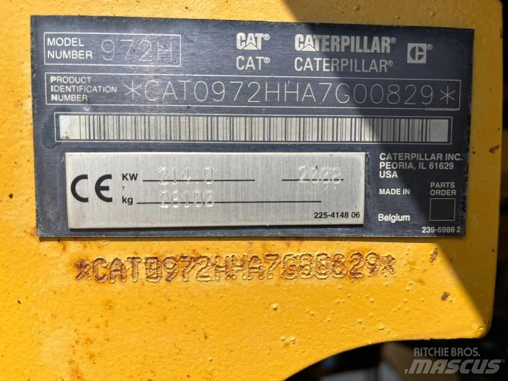 CAT 972 H Pás carregadoras de rodas