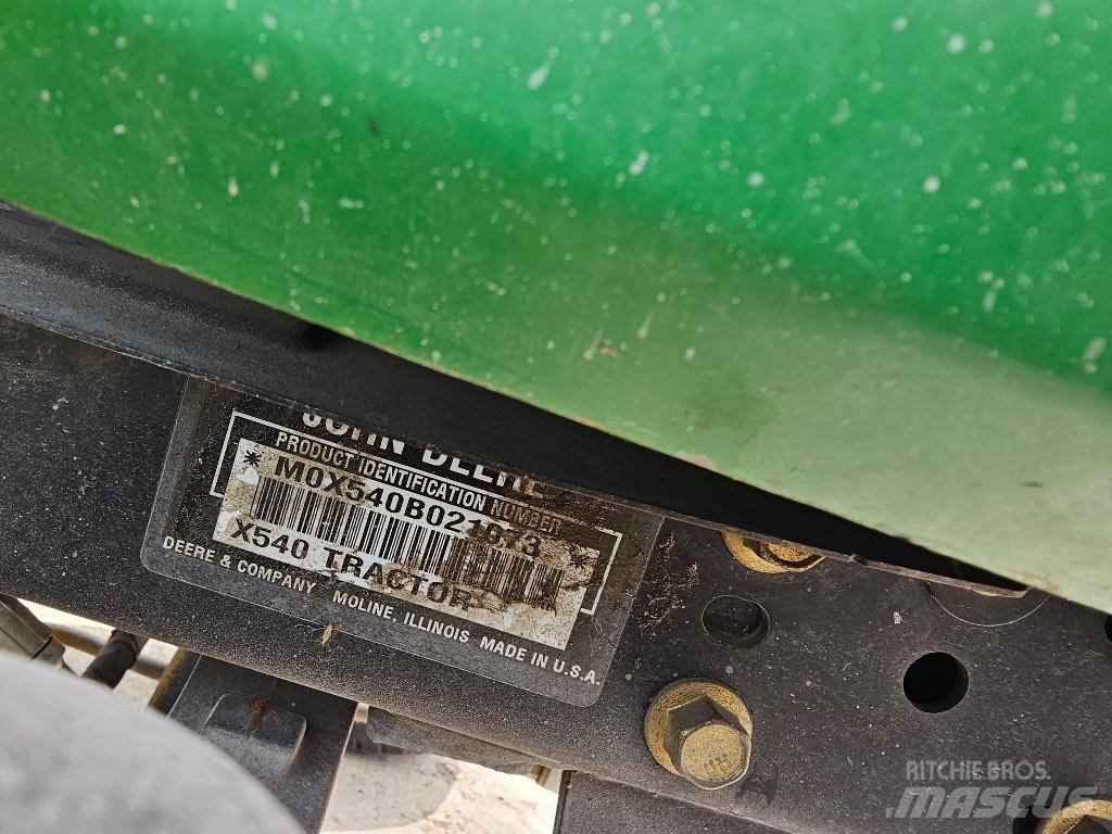 John Deere X 540 Tractores compactos