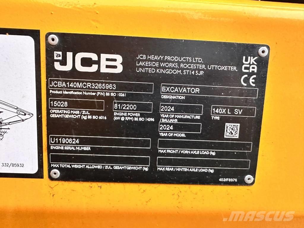 JCB 140 X Escavadoras de rastos