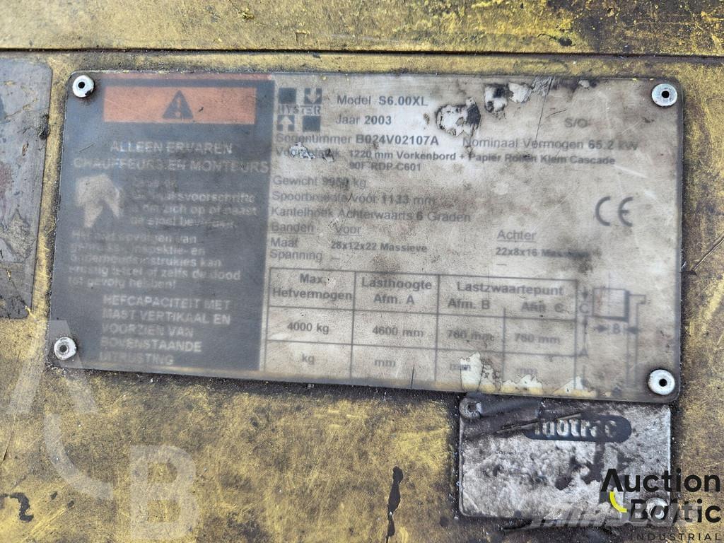 Hyster S6.00XL Empilhadores - Outros