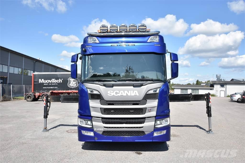 Scania G450 8X4 Camiões grua