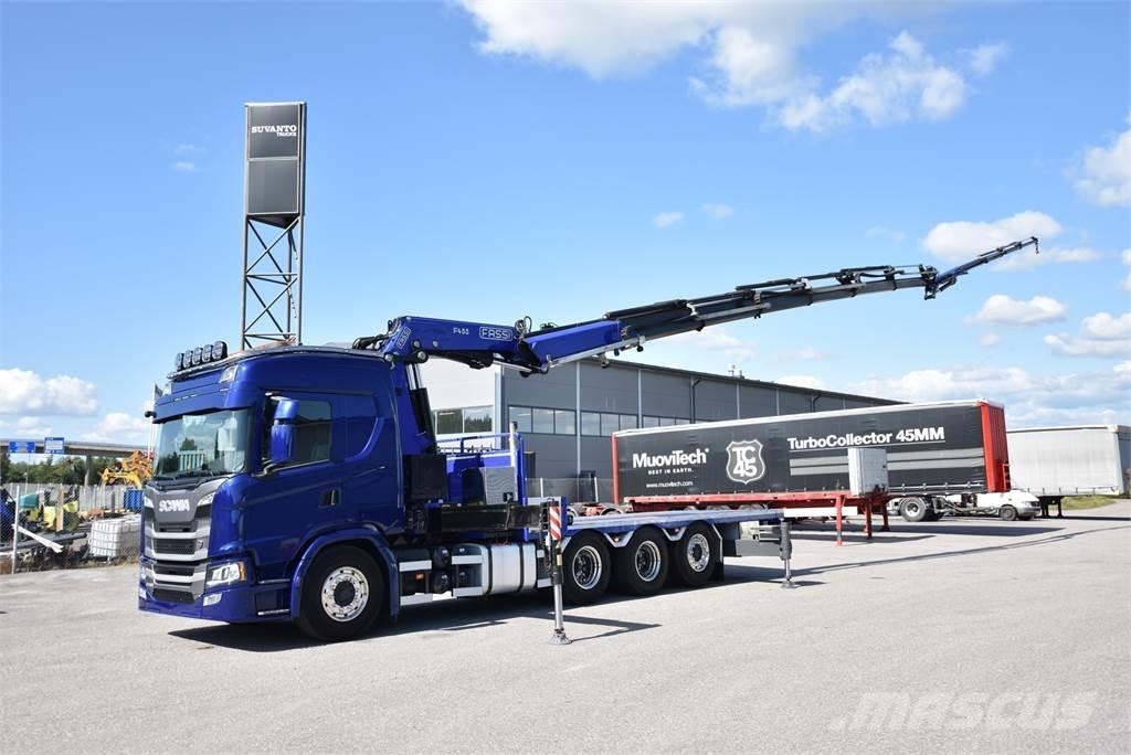Scania G450 8X4 Camiões grua