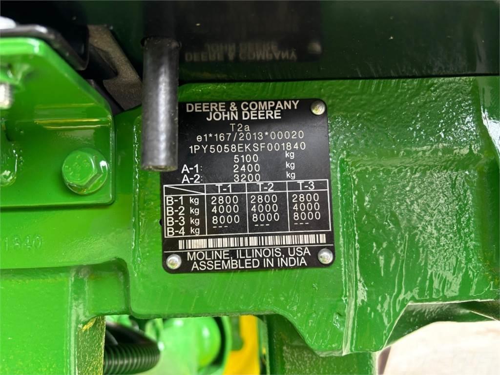 John Deere 5058E Tratores Agrícolas usados