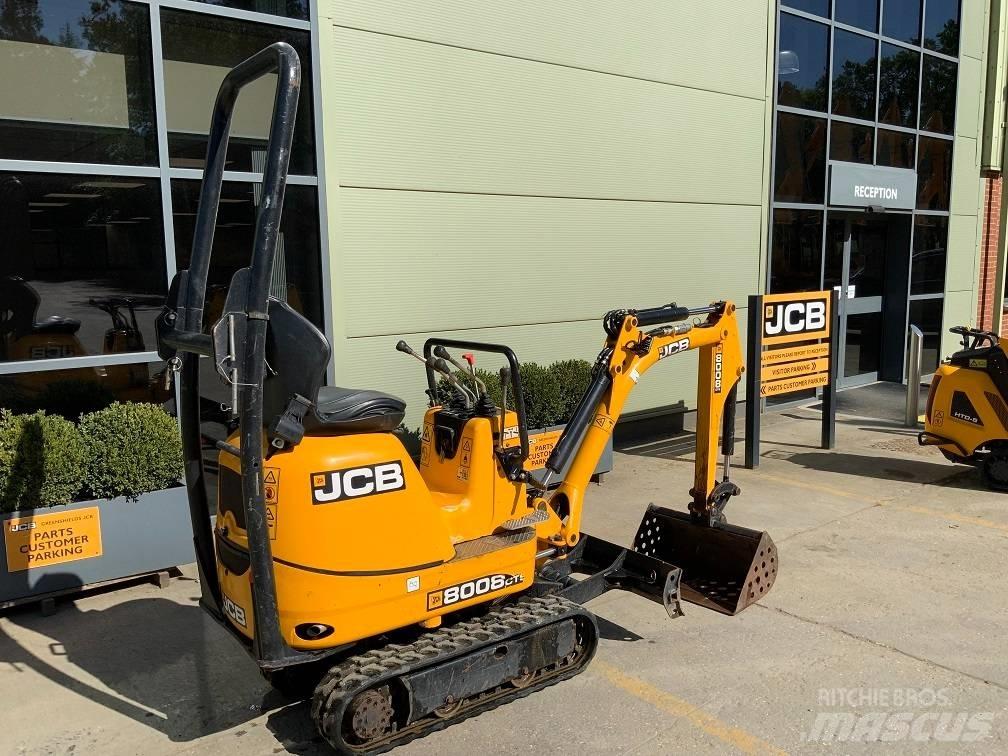 JCB 8008 Mini Escavadoras <7t