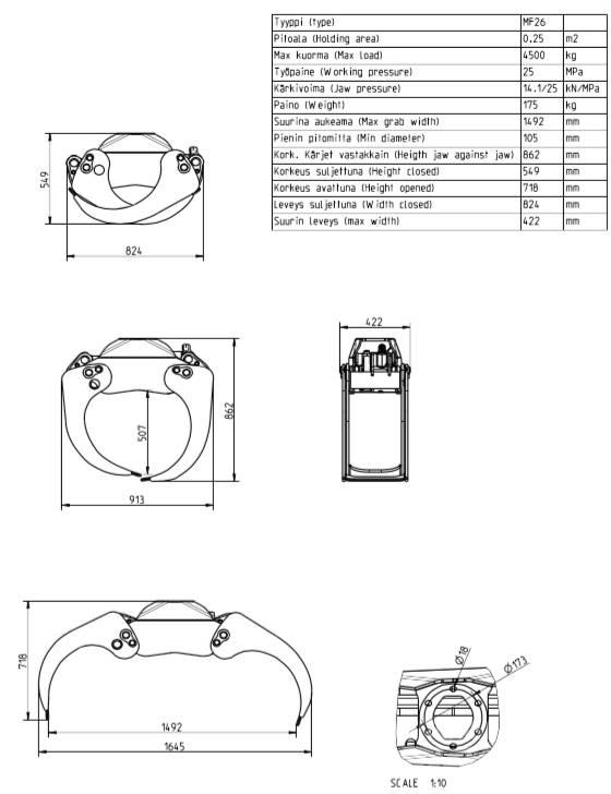 Mesera MF26 Garras