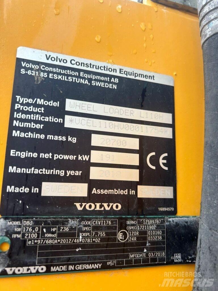 Volvo L110H Pás carregadoras de rodas