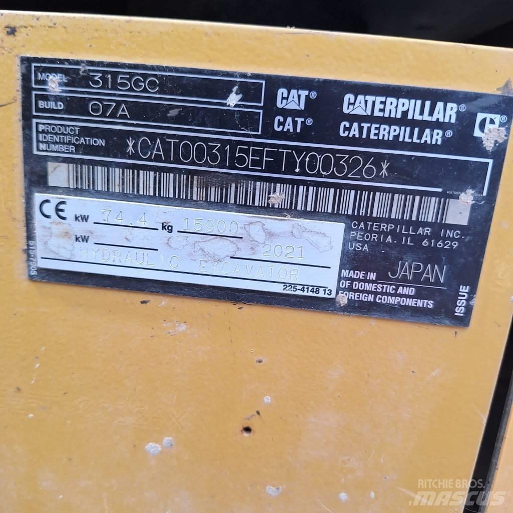 CAT 315 Escavadoras de rastos
