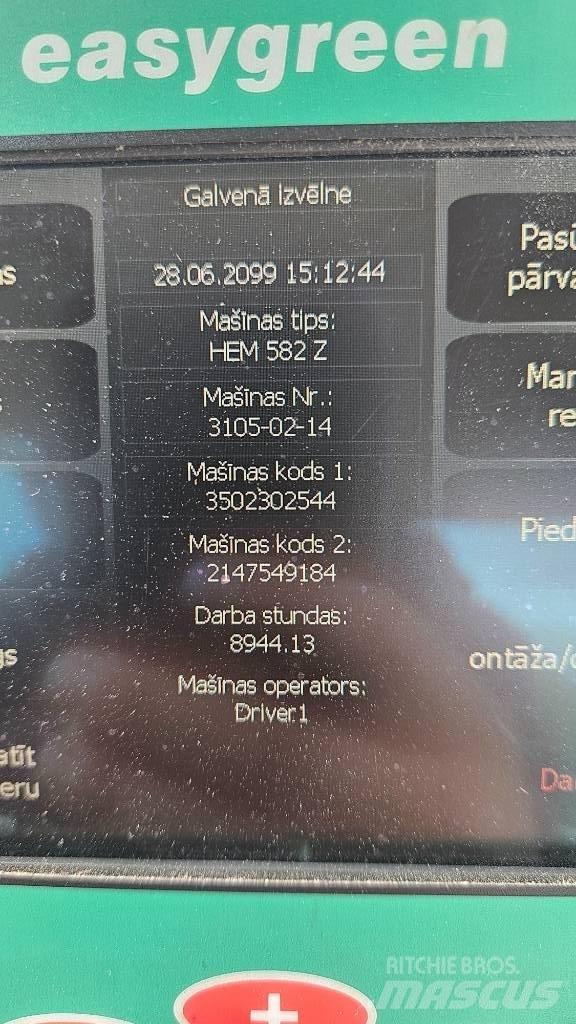 JENZ HEM 582 Z Estilhaçadoras florestais