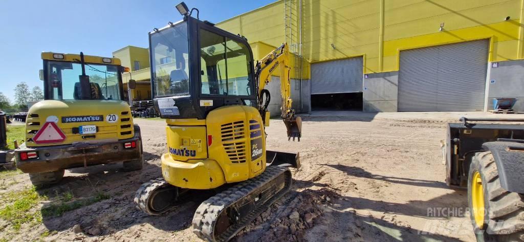Komatsu PC 26 MR Mini Escavadoras <7t