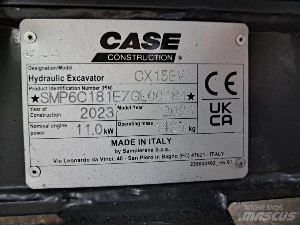 CASE CX15EV Mini Escavadoras <7t