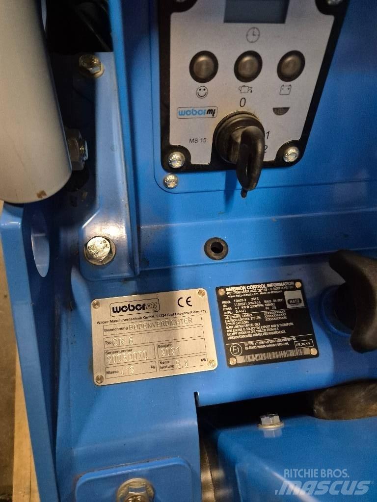 Weber CR 6 Placas compactadoras