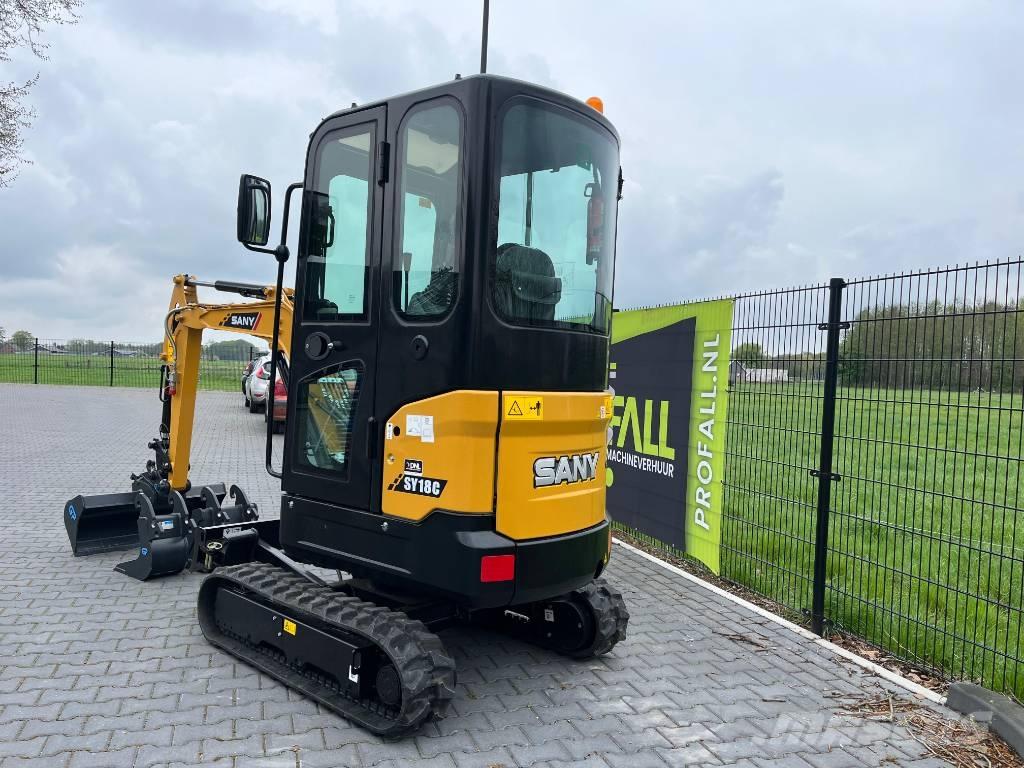 Sany SY 18 C Mini Escavadoras <7t