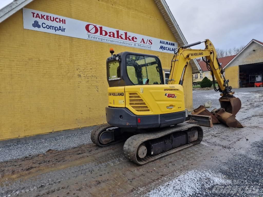 New Holland E60C Mini Escavadoras <7t
