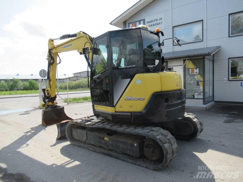 Yanmar SV 100-2A Escavadoras Midi 7t - 12t