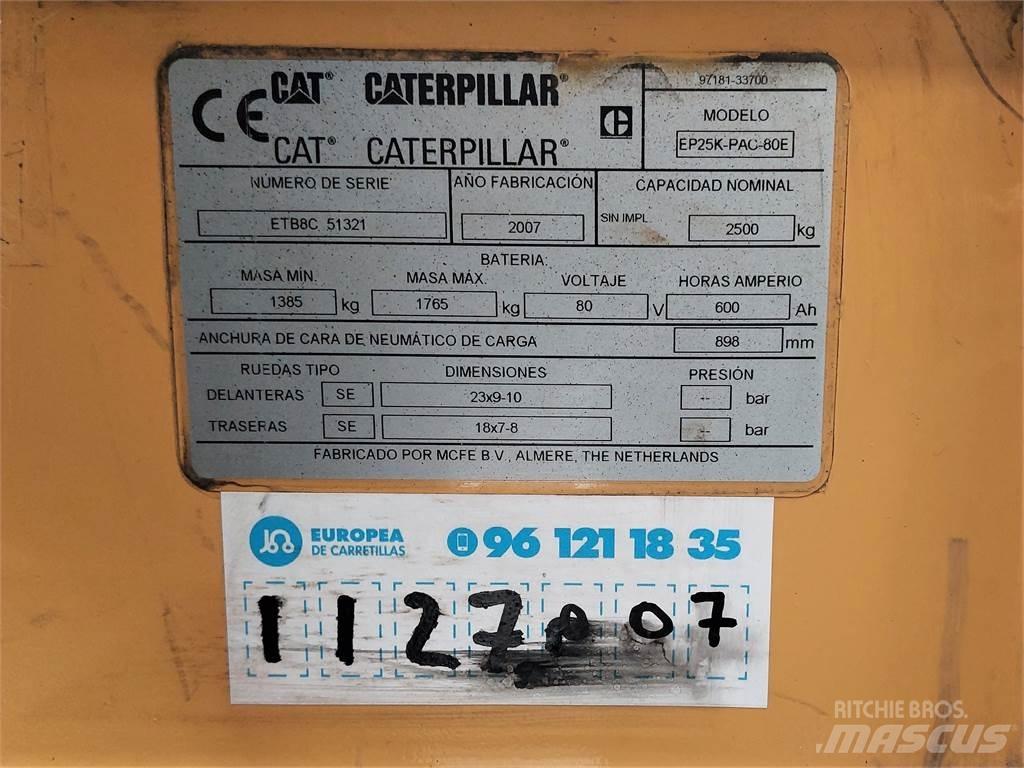 CAT EP25K PAC Empilhadores eléctricos