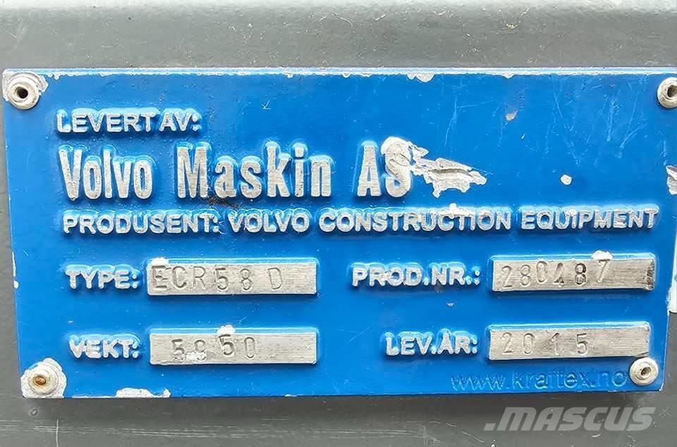 Volvo ECR 58 D Mini Escavadoras <7t