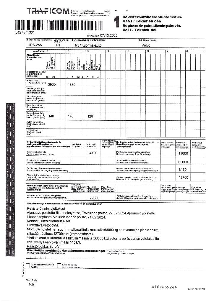 Volvo FH 460 LNG Tractores (camiões)