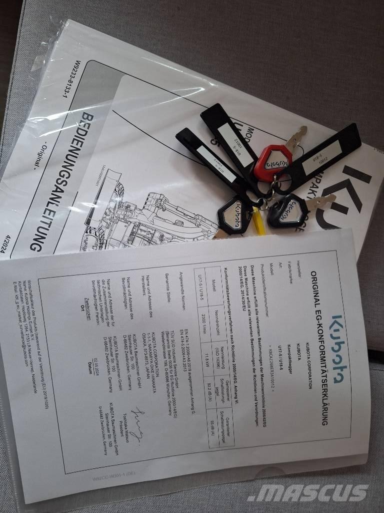 Kubota U 18-5 Mini Escavadoras <7t