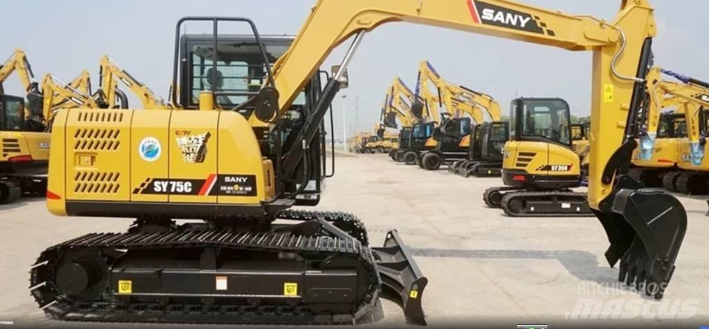 Sany SY 75 C Escavadoras Midi 7t - 12t