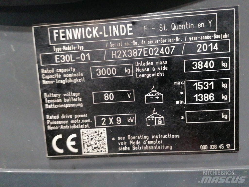 Linde E30L-01 Empilhadores eléctricos