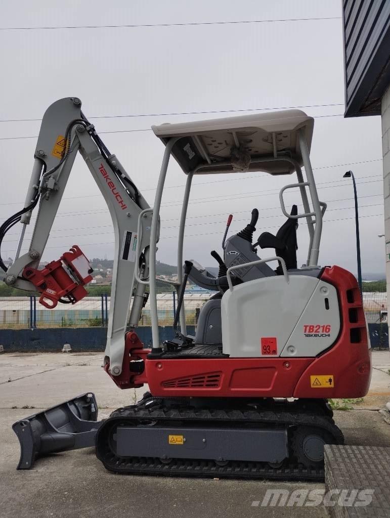Takeuchi TB 216 Mini Escavadoras <7t