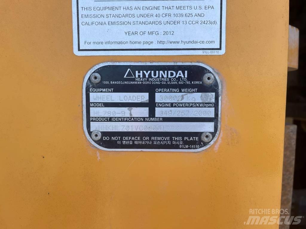 Hyundai HL 780-9 Pás carregadoras de rodas